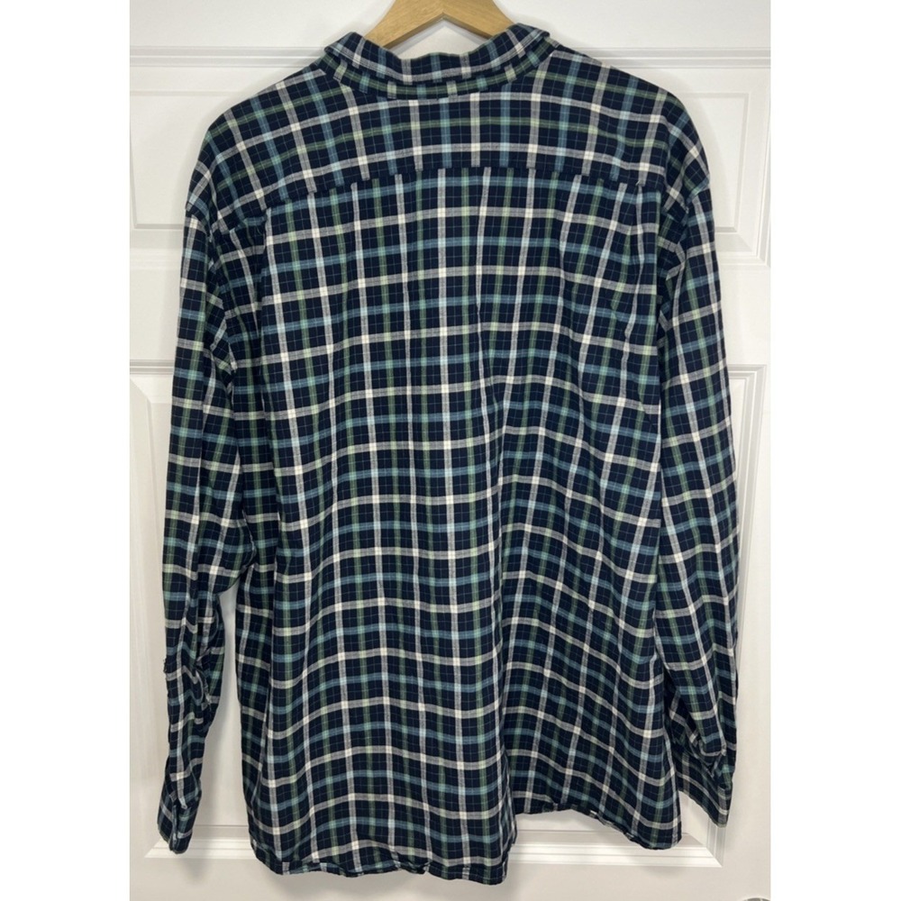 Eddie Bauer Classic Fit 3XL Plaid Flannel Shirt 100% Cotton Soft HO16 2016 - Picture 3 of 14